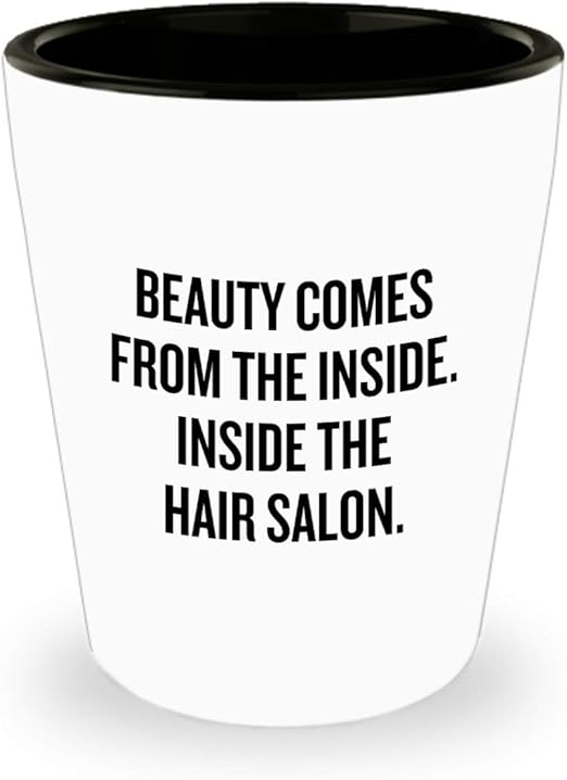 Amazon Com Funny Hair Stylist Shot Glass Stylist Gift Beauty