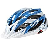 Giant GSV80 Helmet Road Bike MTB Cycling Helmet With LED (Blue White, L/XL)