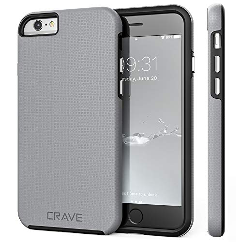 iPhone 6 Case, iPhone 6S Case, Crave Dual Guard Protection Series Case for iPhone 6 6s (4.7 Inch) - Slate
