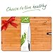 Large Cutting Board - Natural Organic BAMBOO Wood Chopping Board for Meat - Vegetables and Cheese with Non Slip Feet and Knife Sharpener for Kitchen - (18 X 12 Inch) by Eco President