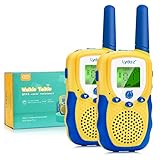 Lydaz True Walkie Talkies for Kids Teenagers Adults, with VOX and Flashlight, Good for Camping, Hiking, Skiing, Skating and Most Outdoor Activities