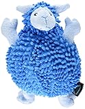 TrustyPup Tough 'n Fun Fuzzy Wuzzy Sheep Durable Dog Toy, Large, Blue
