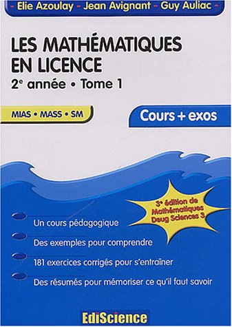 Les  mathématiques en licence, 2e année