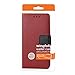 Reiko ZTE WARP 7 3-In-1 Wallet Case - Red