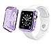 Apple Watch Series 4 Case, 2win2buy Shockproof Rugged Armor Bumper Cover with Strap Bands -2 in 1 All-Round Protection for Men/Women (Purple, Apple Watch Series 4 Case 40mm)