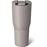 BrüMate Nav 35oz 100% Leak Proof Insulated Travel Tumbler with Magnetic BevLock™ Lid - Double Wall Cup-Holder Friendly Stainless Steel Mug (Mocha)