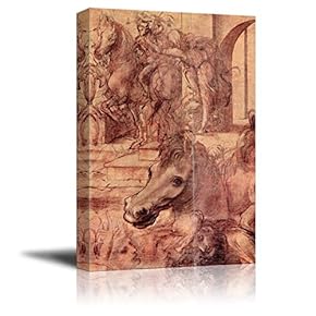 Adoration of The Magi by Leonardo da Vinci...