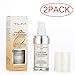 2PCS TLM Flawless Colour Changing Warm Skin Tone Foundation Makeup Base Nude Face Moisturizing Liquid Cover Concealer for Women Girls SPF15(30ml)