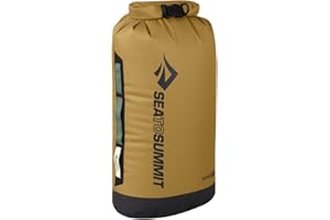 Sea to Summit Big River Dry Bag, Heavy-Duty Dry Storage, 20 Liter, Gold Brown