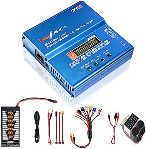 COOLWAS Genuine SKYRC iMAX B6AC V2 AC/DC Dual Power Professional LiPo Battery Balance Charger/Discharger for LiPo,LiHV,LiIon,Life,NiCd,NiMH,Pb (with Parallel Charging Board)