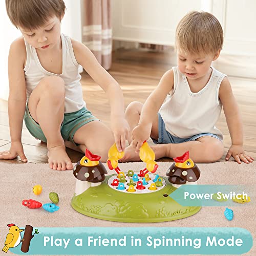 iPlay, iLearn Kid Woodpecker Feeding Toy, Sensory Development Fine