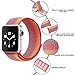 Winmy For Apple Watch Band Sport Loop Bands 38mm, Lightweight Breathable Nylon Replacement Band Strap for Apple Watch Nike+, Series 1, Series 2, Series 3, Sport, Edition - Red Stripe
