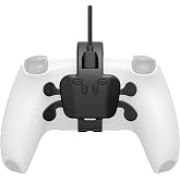 Akalyptra Back Paddles Attachment for PS-5 Controller with Microphone Function, Wired Plug &amp; Play with 4 Programmable Back Buttons, Support Turbo/ Remap/Combo/Controller Button Swap Functions, Compatible with PS-5 Console/PC/MAC(Black, 7.2FT)