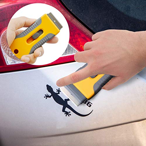 image for Hometing Plastic Mini Razor Blade Scraper Tool Glass Ceramic Metal Dec
