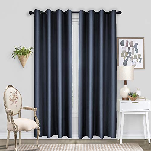 Holking Blackout Curtains Dusty Blue Themal Insulated Window
