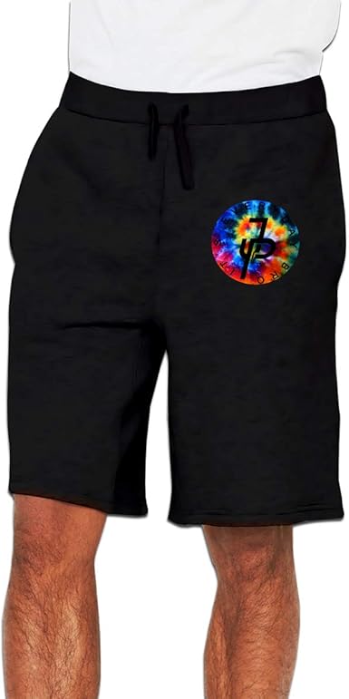 tie dye jogger shorts