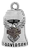 Harley-Davidson Sculpted 115th Anniversary Ride Bell, Silver Finish HDAN-Z04