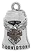 Harley-Davidson Sculpted 115th Anniversary Ride Bell, Silver Finish HDAN-Z04