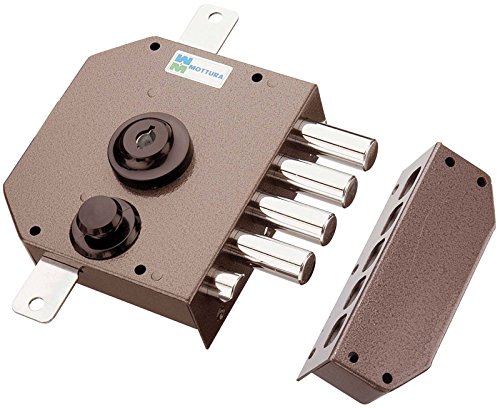 title=MOTTURA 630 Dx E 63- mm 132x146 Serratura Triplice Art. 630 Con Mezzo Giro