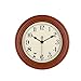 Foxtop Kitchen Wall Clock, Silent Non Ticking 9 Inch Battery Operated Quartz Analog Quiet Easy to Read Clock for Kitchen, Home Decor