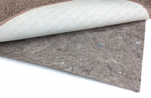 Oval 4'X6' Duo-Lock Felt and Rubber Non Slip Rug Pad for Hard Floor Surfaces and Carpet.