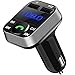 Bluetooth FM Transmitter for Car, BathTyson Bluetooth Car Adapter, Wireless Bluetooth Radio Transmitter Adapter with Dual USB Charging Ports, Hand-Free Calling, Support Micro SD Card/USB Flash Drive