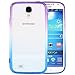 S4 Case, Samsung S4 Case,Galaxy S4 Case ,BAISRKE Purple and Blue Gradient TPU Soft Edge Bumper Case Rubber Silicone Skin Cover for Samsung Galaxy S4 I9500 I9505