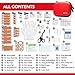 Kitgo Mini First Aid Kit 101 Pieces, 100% Water-Resistant Compact Hard Shell Case Perfect for Travel, Biking, Hiking, Camping, Car (Red)