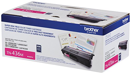 Brother Printer TN436M Super High Yield Toner-Retail Packaging , Magenta