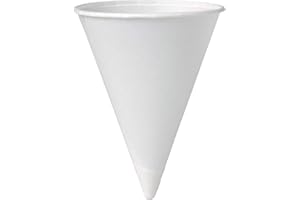 Solo 4BR-2050 4 oz White Paper Cone Cups (Case of 5000)