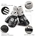 RilexAwhile Dog Socks Boots Shoes for Dogs Cat Socks Non-Slip Soles Adjustable Dog Cat Paw Socks Fit for Indoor Outdoor Use(Medium, Black)
