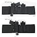 Versatile Belly Band Gun Holster Concealed Holster Carry with Magazine Pocket Pouch Elastic Straps Fit up to 50