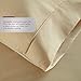 HC COLLECTION Bed Sheets Set King with 2 Pillowcases, Hotel Luxury Platinum 1800 Series Brushed Microfiber Sheet w/Deep Pocket, Ultra Soft Lightweight 4 Pcs Linen Bedding for Hot Sleepers, Beige