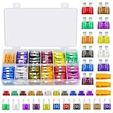 PACETAP Car Fuses Assortment Kit,330 PCS Car Blade Fuses Set with Fuses Puller -