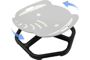 E-Solem Sensory Spinning Chair for Kids with Handle & Fluorescent Seat, Sensory Toys Swivel Chair for Autistic Toddler Autism
