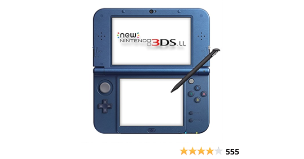 New Nintendo 3ds Ll Metallic Blue Japanese Imported Version Only Plays Japanese Version Games Video Games Amazon Com