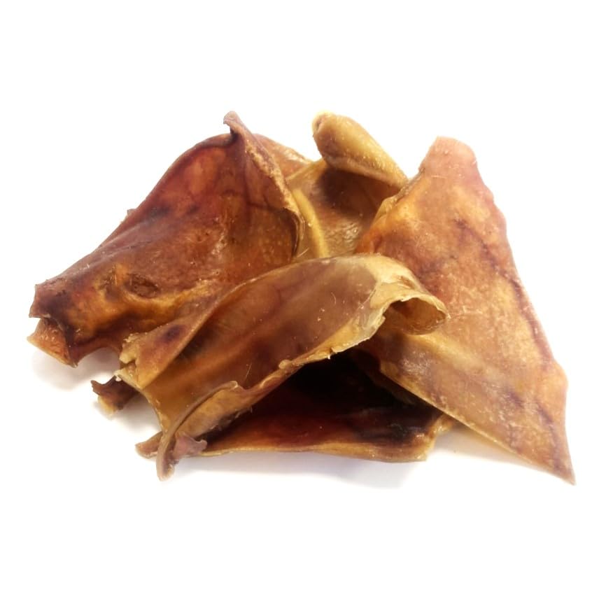 * Premium* Half Pigs Ears x 10 100% Pork 100% Natural Dog Chews Treats Hypo-Allergenic Grain Free Gluten Free LOS