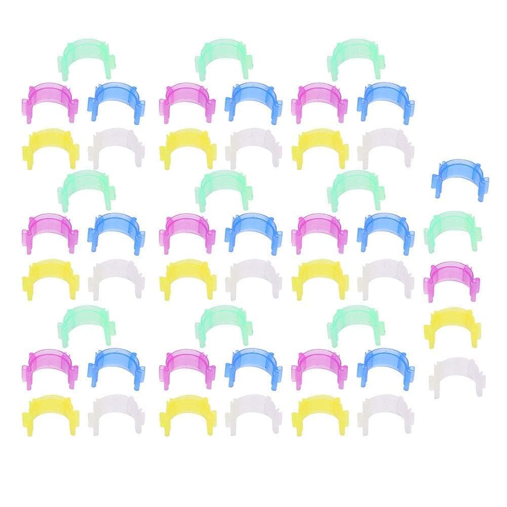 50Pcs Sewing Bobbin Small Clips, Bobbin Holder Clips Sewing Tool Clip Accessory Colorful Thread Clips Holder Tool for Embroidery Quilting and Sewing Thread