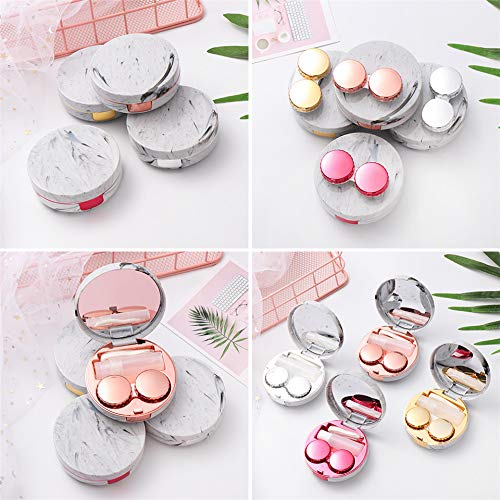 Mini Stylish Simple Contact Lens Travel Case,BeeGift Container Kit Set