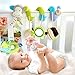 YeahiBaby 3Pcs Monkey Baby Spiral Bed Stroller Toy Donkey Soft Plush Hand Rattle Toys