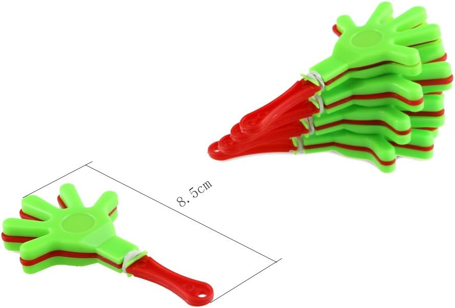 Etmact Plastic Hand Clappers 3.3", 24 Pack Plastic Toy Hand Toy Hand Clappers Plastic Hand Clappers Hand Clappers Noisemakers Toy Packs Clapper Toy Mini Hand Clappers Hand Clappers Bulk: Kitchen & Dining