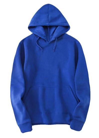 blue color hoodie