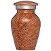 Mini Keepsake Urn - Miniature Funeral Cremation Urn fits Small Amount of Ashes - Marble Oak Model - 3 inches Tall