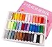 Generic Bluecell 39 Assorted Color 200 Yards Per Unit Polyester Sewing Thread Spool Set + Bluecell LCD Cleaner Stylus