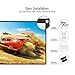 VANKYO Projector Screen 120 Inches 16:9 Portable Indoor Outdoor Projection Polyester Spandex Movie Screen Foldable Wall Mounted with Peel and Hooks