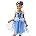 Disney Princess 88249 Keys to The Kingdom Glittery Cinderella Dress, 4-6X, Blue