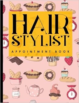 Hair Stylist Appointment Book 4 Columns Appointment Calendar