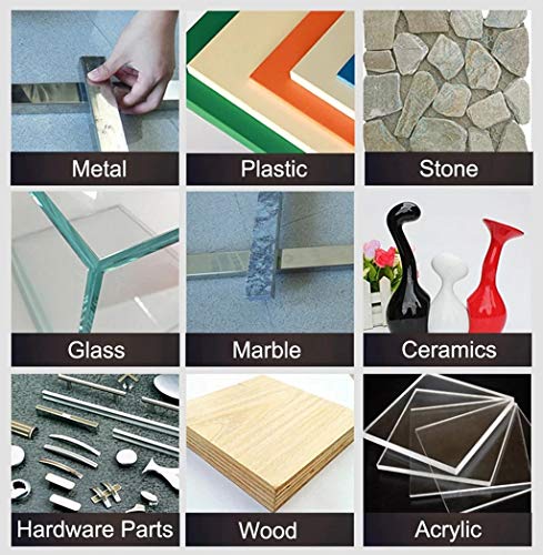 MIS1950s Industrial High Viscosity Glue Ideal Heavy-Duty Adhesive for DIY Finish and Repair Jobs,100% Waterproof and Weather-Resistant (Black)