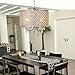 LightInTheBox Modern Drum Chandeliers with 4 Lights Pendant Light with Crystal Drops in Round Ceiling Light Fixture for Dining RoomBedroom Living Room