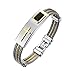 Licemya Bracelet for Men Fashion Jewelry Stainless Steel Bracelets, PU Leather/Stainless Wire Braided Hand Wrist Band, Classic Cross Cuff Bangle with Exquisite Box